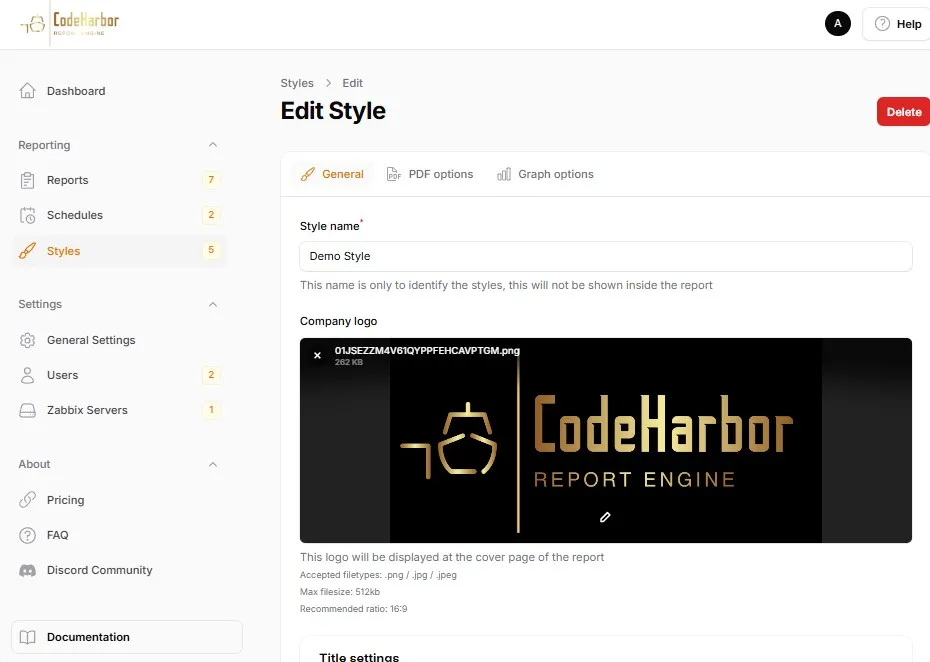 Report Style