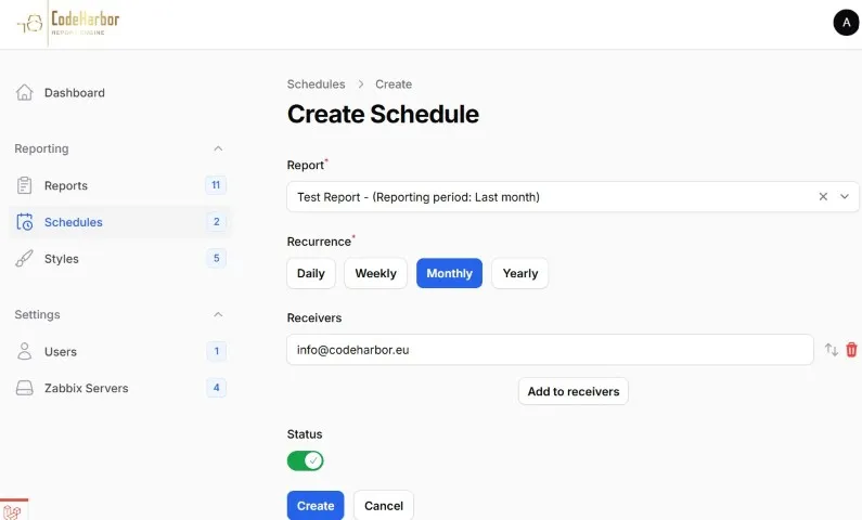 New Schedule